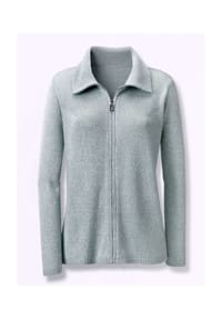 Witt - Strickjacke - kalkmint-hellgrau-meliert