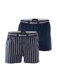 BOSS Herren Web-Boxershorts, 2er Pack - Unterwäsche, Unterhose, Baumwolle, Doppelpack Bild 1