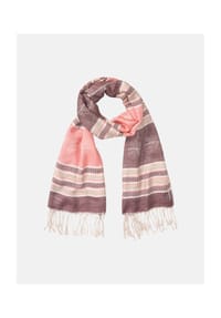 olsen - Schal mit Panneaux-Print - Coral
