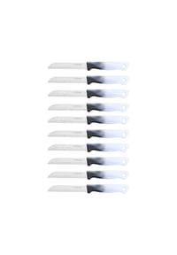 Cheffinger - Küchenmesser 18 cm mit ergonomischem Griff - Schwarz - Schwarz 1 Stück