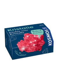 KOSMOS - Experimentierkästen Kristalle Rot, Selbst Züchten, Experimentierkasten, Experimente, Kristallzucht, ab 10 Jahren - 