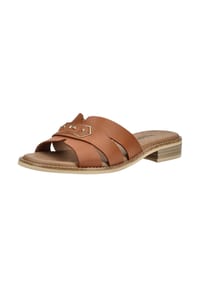 NeroGiardini - Leder Pantoletten - Cognac