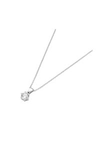 Luigi Merano® - Kette mit Brillant in Krappenfassung, Gold 585 - weiss