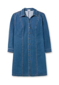 sheego - Jeanskleid - blue denim