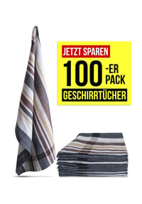 Aspero® - 100 Geschirrtücher aus Baumwolle - Blau