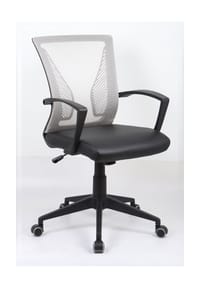VCM. - Bürostuhl ergonomisch | Drehstuhl höhenverstellbar | Bürostuhl für Büro & Home office - Offilo PU - Schwarz / Grau