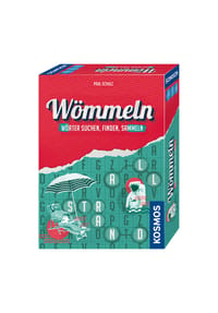 KOSMOS - Wömmeln, Wortsuchspiel, Gesellschaftsspiel, Familienspiel, Wort-Gitterrätsel - 