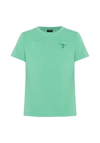 CHIEMSEE - T-Shirt mit tonalem Logo-Design - 13-4307 Tropical Breeze
