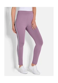 GOLDNER - Kurzgröße:  Zweierpack Leggings mit schmalem Bein - altrosé / schwarz