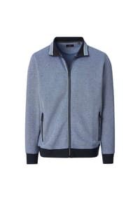 CASAMODA - Herren Sweatjacke uni Basic Circular Knit - Beige