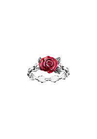 Thomas Sabo - Ring Roses Romance - silberfarben, rot