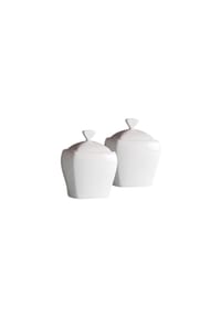 Ritzenhoff & Breker ZUckerdosen Melodie ø 8,5 cm 2er Set weiß - MELODIE - weiß
