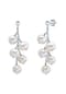 VALERO PEARLS Damen Ohrringe aus 925/- Sterling Silber in Silber mit Süßwasser-Zuchtperle Bild 1