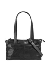 SPIKES & SPARROW® - Handtasche Echt Leder - schwarz