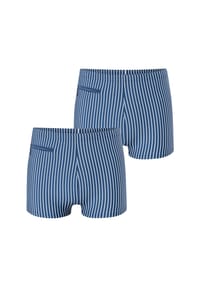 SCHIESSER - Boxer-Badehose Ocean Swim - blau