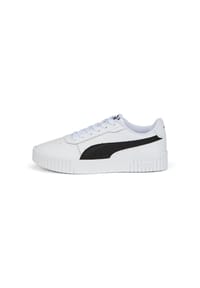 PUMA® - Carina 2.0 Sneaker, Leder, Plateau, für Damen - PUMA WHITE-PUMA BL