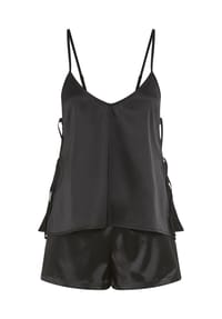 LASCANA - Shorty Capsule, V-Ausschnitt, für Damen - 4215 BLACK