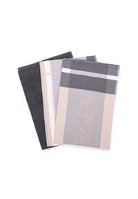 ROSS® 2 X Geschirr- 1 X Küchentuch im Set Guten Morgen - Guten Morgen - Anthrazit