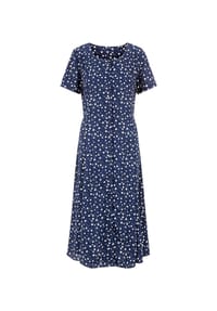 Witt - Kleid - marine-geblümt