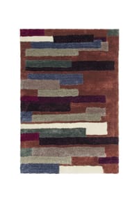 Arte Espina - Wohnzimmer Teppich – Hochflorteppich Dance 8104 120 x 180 cm in multi - schoko - multi - schoko