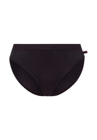 BeeDees® - Damen Slip Microfun Tai mit Elastikbund - aubergine