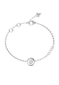 GUESS - STYLISH GUESS Damen Armband "Love Guess Mini", Edelstahl - WEISSGOLD