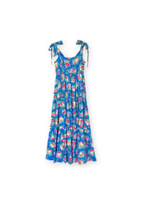 KITE - Damen Littlemoor Gewebtes Kleid Blumenbund - blau
