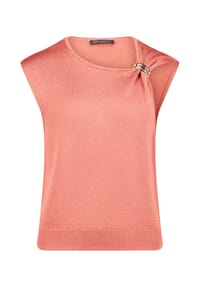 BETTY BARCLAY - Strick-Top mit Schnalle - Light Mahogany