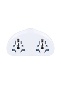 Go TRAVEL - Weltweiter Duo Adapter USB Europa - weiss