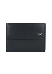 Golden Head® Polo - Geldbörse "Polo", Leder, RFID-Schutz, Münzfach, für Damen - SCHWARZ