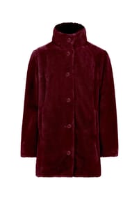 BETTY & CO - Outdoorjacke mit Kunstfellkragen - Fall Burgundy
