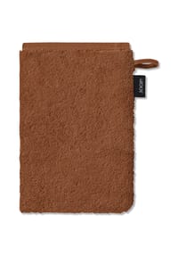 JOOP! CLASSIC DOUBLEFACE Waschhandschuh 16x22 cm, Kupfer - JOOP! CLASSIC DOUBLEFACE - Anthrazit