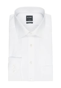 OLYMP - Businesshemd, Modern Fit, Kent-Kragen, für Herren - WEISS