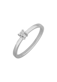 LYOMI - Ring 375/- Gold 1 Diamant Lab Grown 0,20ct. - weiß