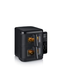 SEVERIN - Doppel-Heißluftfritteuse S-FRY DUO STACK FR 2468 - SCHWARZ