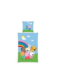 HERDING - Renforcé Bettwäsche "Peppa Pig", für Kinder - BUNT