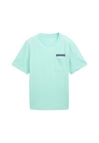 TOM TAILOR - T-Shirt Kurzarmshirt - grün