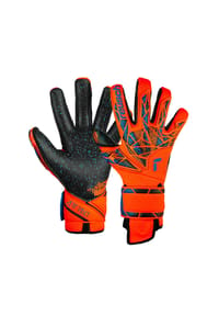 reusch - Torwarthandschuhe Attrakt Fusion Guardian Evolution Negative Cut - 2211 hyper orng/elec blue/blck