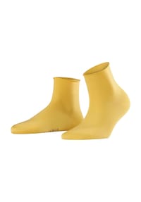 FALKE - Cotton Touch Kurzsocken, Rollbündchen, verstärkte Belastungszonen, für Damen - 1187 MUSTARD