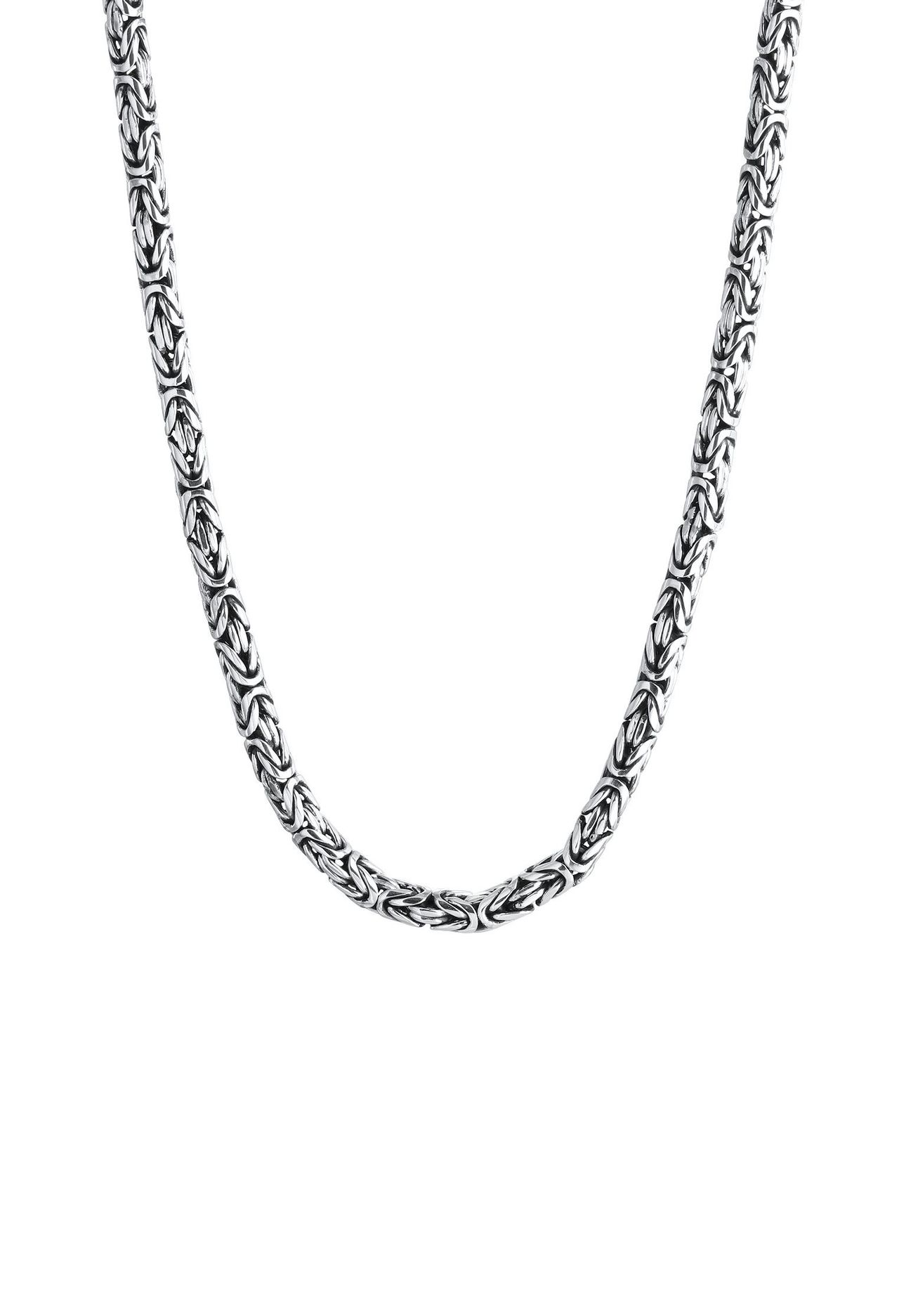 KUZZOÍ Halskette Herren Basic Königskette Oxidiert Cool 925 Silber | GALERIA