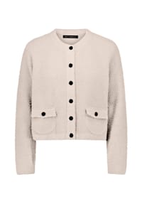 BETTY BARCLAY - Strick-Cardigan mit aufgesetzten Taschen - Blue Fog