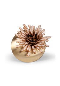 GRETCHEN - Statementring Pam Pem - Beige Black