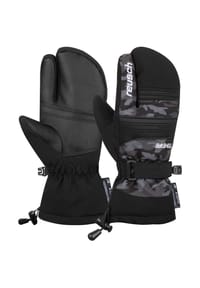 reusch - 3 Finger-Handschuhe Kondor R-TEX® XT Junior Lobster mit innovativer Insert-Membran - 5570 dark camo / black