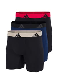 adidas - Boxershorts Active Flex Cotton, 3er-Pack, für Herren - 000 BLACK