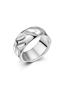 zeeme STAINLESS STEEL - Ring Edelstahl - weiß