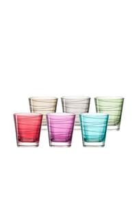 LEONARDO Trinkglas VARIO klein 250 ml 6er Set bunt - VARIO - bunt