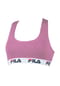 FILA Damen Bustier - ungepolsterter Bra, ohne Bügel, Baumwolle, einfarbig Bild 1