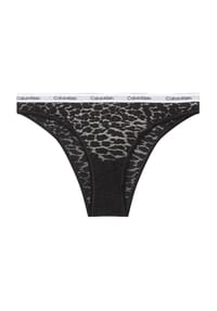 Calvin Klein - Brazilian Slip, Logo-Bund, für Damen - UB1 BLACK