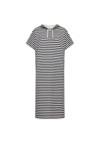 SOYACONCEPT - Shirtkleid "Barni 35", Kängurutasche, für Damen - 6910C NAVY COMBI