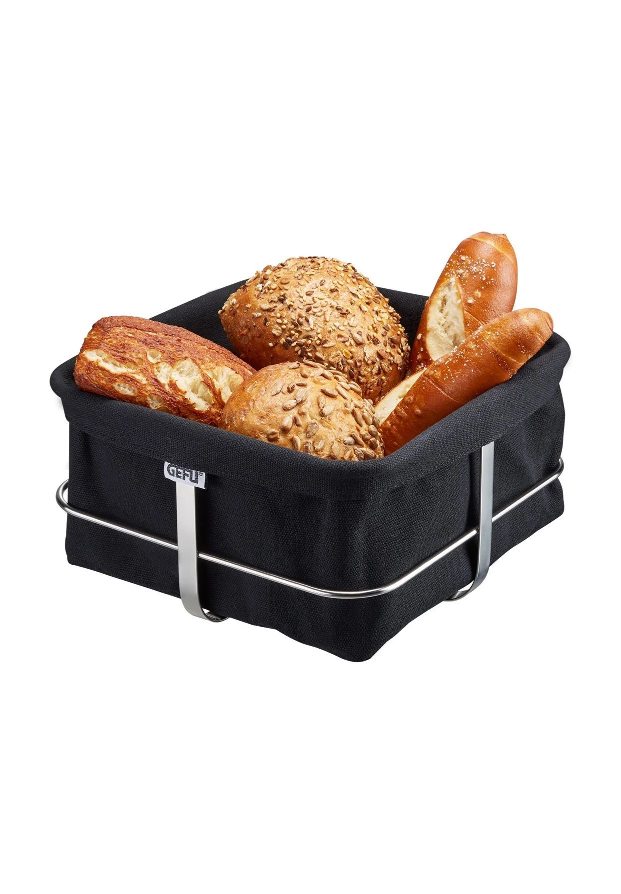 Gefu Schwarz/Silber Brotkorb Brunch In Farbe - Image 6